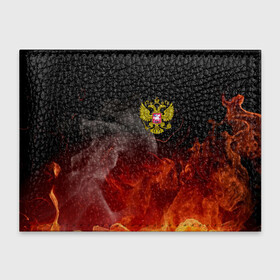 Обложка для студенческого билета с принтом РОССИЯ в Ухте, натуральная кожа | Размер: 11*8 см; Печать на всей внешней стороне | eagle | flag | russia | герб россии | двухглавый орёл | орёл | рашка | россия | флаг | флаг россии