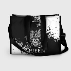 Сумка-шоппер 3D QUEEN: в Ухте, 100% полиэстер | застегивается на металлическую кнопку; внутренний карман застегивается на молнию. Стенки укреплены специальным мягким материалом, чтобы защитить содержимое от несильных ударов
 | queen | британская рок группа | квин | куин | кьюин | мистер робот | музыка | рами малек | рок | рок музыка | фредди меркьюри