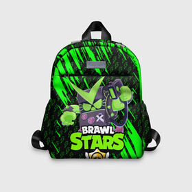 Детский рюкзак 3D с принтом Brawl stars virus 8 bit. в Ухте, 100% полиэстер | лямки с регулируемой длиной, сверху петелька, чтобы рюкзак можно было повесить на вешалку. Основное отделение закрывается на молнию, как и внешний карман. Внутри дополнительный карман. По бокам два дополнительных кармашка | Тематика изображения на принте: bibi | brawl stars | crow | leon | leon shark | max | mecha crow | mr.p | sally leon | shark | sprout | tara | virus 8 bit | биби | бравл старс | вирус 8 бит | ворон | леон | макс | мешха кров | оборотень | спроут | сэли леон | тара