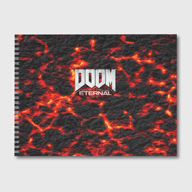 Альбом для рисования с принтом DOOM ETERNAL в Ухте, 100% бумага
 | матовая бумага, плотность 200 мг. | Тематика изображения на принте: demon | devil | doom | doom vfr | evil | game | mars | red | демон | дум | игры | космос | красная планета | марс | пришельцы