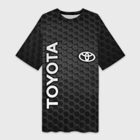 Платье-футболка 3D TOYOTA: в Ухте,  |  | carbon | toyota | абстракция | авто | автомобиль | карбон | лого | логотип | машина | сетка | соты | таета | тоета | тойота