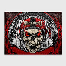 Обложка для студенческого билета с принтом Megadeth в Ухте, натуральная кожа | Размер: 11*8 см; Печать на всей внешней стороне | countdown to extinction | бас | гитара | группа | дэйв мастейн | кико лоурейро | лос анджелес | метал | трэш | хард рок | хеви метал