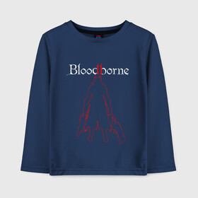 Детский лонгслив хлопок с принтом Bloodborne в Ухте, 100% хлопок | круглый вырез горловины, полуприлегающий силуэт, длина до линии бедер | bloodborne | bloodborne 2 | esport | game | playstation | бладборн | игра | киберспорт | киберспортсмен | порождение крови