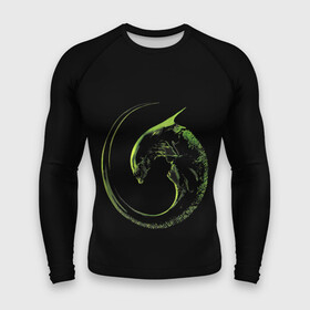 Мужской рашгард 3D с принтом ЧУЖОЙ | ALIENS в Ухте,  |  | aliens | avp | black | cinema | predator | кино | фильм хищник | фильмы | хищник | чёрный | чужой