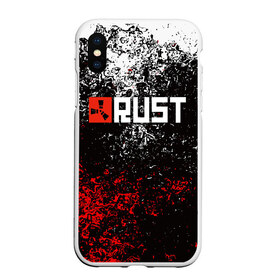 Чехол для iPhone XS Max матовый с принтом RUST в Ухте, Силикон | Область печати: задняя сторона чехла, без боковых панелей | dayz | facepunch | rust | state of decay | survival | the forest | this war of mine | выживалка rust | раст