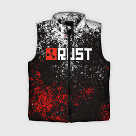 Женский жилет утепленный 3D с принтом RUST в Ухте,  |  | dayz | facepunch | rust | state of decay | survival | the forest | this war of mine | выживалка rust | раст