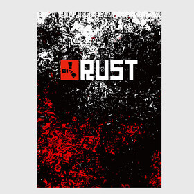 Скетчбук с принтом RUST в Ухте, 100% бумага
 | 48 листов, плотность листов — 100 г/м2, плотность картонной обложки — 250 г/м2. Листы скреплены сверху удобной пружинной спиралью | Тематика изображения на принте: dayz | facepunch | rust | state of decay | survival | the forest | this war of mine | выживалка rust | раст