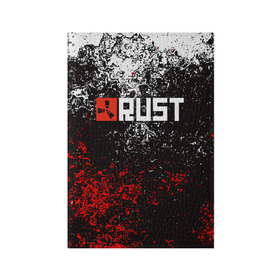 Обложка для паспорта матовая кожа RUST: в Ухте, натуральная матовая кожа | размер 19,3 х 13,7 см; прозрачные пластиковые крепления | dayz | facepunch | rust | state of decay | survival | the forest | this war of mine | выживалка rust | раст