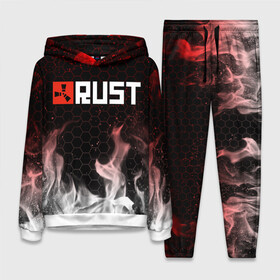 Женский костюм 3D (с толстовкой) с принтом RUST в Ухте,  |  | dayz | facepunch | rust | state of decay | survival | the forest | this war of mine | выживалка rust | раст