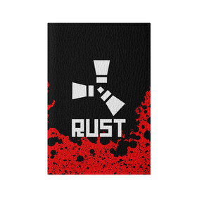 Обложка для паспорта матовая кожа RUST: в Ухте, натуральная матовая кожа | размер 19,3 х 13,7 см; прозрачные пластиковые крепления | dayz | facepunch | rust | state of decay | survival | the forest | this war of mine | выживалка rust | раст