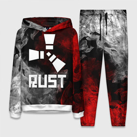 Женский костюм 3D (с толстовкой) с принтом RUST в Ухте,  |  | dayz | facepunch | rust | state of decay | survival | the forest | this war of mine | выживалка rust | раст