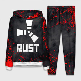 Женский костюм 3D (с толстовкой) с принтом RUST в Ухте,  |  | dayz | facepunch | rust | state of decay | survival | the forest | this war of mine | выживалка rust | раст