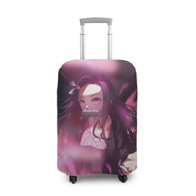 Чехол для чемодана 3D с принтом NEZUKO | DEMON SLAYER KIMETSU NO YAIBA | КЛИНОК РАССЕКАЮЩИЙ ДЕМОНОВ в Ухте, 86% полиэфир, 14% спандекс | двустороннее нанесение принта, прорези для ручек и колес | demon slayer | kimetsu no yaiba | nezuko | shinobu | slayer | tanjiro | zenitsu | гию томиока | зенитцу | иноске хашибира | клинок рассекающий демонов | незуко | танджиро | шинобу кочо
