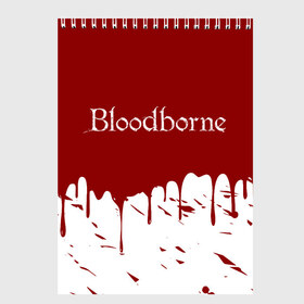 Скетчбук с принтом Bloodborne в Ухте, 100% бумага
 | 48 листов, плотность листов — 100 г/м2, плотность картонной обложки — 250 г/м2. Листы скреплены сверху удобной пружинной спиралью | bloodborne | bloodborne 2 | esport | game | playstation | бладборн | игра | киберспорт | киберспортсмен | порождение крови