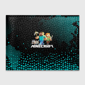 Обложка для студенческого билета с принтом Minecraft в Ухте, натуральная кожа | Размер: 11*8 см; Печать на всей внешней стороне | Тематика изображения на принте: 3d | craft | game | mine | minecraft | minecraftmemories | pixel | twitter | игра | майнкрафт | маркус перссон | пиксель | ремесло | шахта