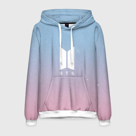 Мужская толстовка 3D с принтом BTS в Ухте, 100% полиэстер | двухслойный капюшон со шнурком для регулировки, мягкие манжеты на рукавах и по низу толстовки, спереди карман-кенгуру с мягким внутренним слоем. | beyond the scene | blood | bts | i purple you | k pop | rm | sweat  tears | бантан cонендан | бойбенд | бтс | ви | джей хоупа | джонгука | к поп | корея | пуленепробиваемые | рэп | сюги | хип хоп | чимина | чина
