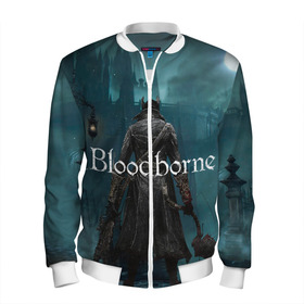 Мужской бомбер 3D Bloodborne.: в Ухте, 100% полиэстер | застегивается на молнию, по бокам два кармана без застежек, по низу бомбера и на воротнике - эластичная резинка | bloodborne | bloodborne 2 | esport | game | playstation | бладборн | игра | киберспорт | киберспортсмен | порождение крови