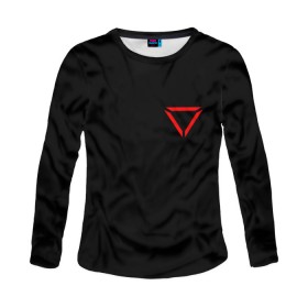 Женский лонгслив 3D с принтом PREDATOR в Ухте, 100% полиэстер | длинные рукава, круглый вырез горловины, полуприлегающий силуэт | Тематика изображения на принте: aliens | avp | black | cinema | predator | кино | фильм хищник | фильмы | хищник | чёрный | чужой