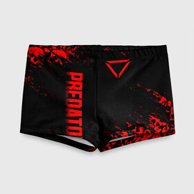 Детские купальные плавки 3D с принтом PREDATOR в Ухте, Полиэстер 85%, Спандекс 15% | Слитный крой, подклад по переду изделия, узкие бретели | aliens | avp | black | cinema | predator | кино | фильм хищник | фильмы | хищник | чёрный | чужой