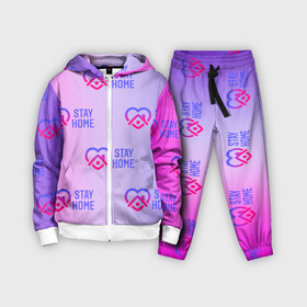 Детский костюм 3D с принтом Stay home в Ухте,  |  | Тематика изображения на принте: corona | coronavirus | covid | covid 19 | virus | вирус | дома | карантин | китай | корона | коронавирус | подарок | самоизоляция