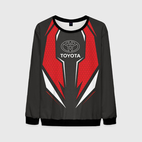 Мужской свитшот 3D с принтом Toyota Driver team Red в Ухте, 100% полиэстер с мягким внутренним слоем | круглый вырез горловины, мягкая резинка на манжетах и поясе, свободная посадка по фигуре | driver | driver team | racing | toyota | toyota team | гонки | тайота | тоёта | тойота