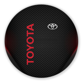 Коврик для мышки круглый с принтом TOYOTA в Ухте, резина и полиэстер | круглая форма, изображение наносится на всю лицевую часть | Тематика изображения на принте: 2020 | alphard | auto | camry | corolla | highlander | hilux | land cruiser 200 | prado | rav4 | sport | supra | toyota | tundra | авто | автомобиль | автомобильные | альфард | бренд | камри | марка | машины | спорт | тойота