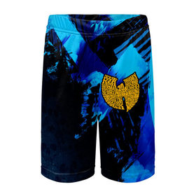 Детские спортивные шорты 3D с принтом Wu-Tang Clan в Ухте,  100% полиэстер
 | пояс оформлен широкой мягкой резинкой, ткань тянется
 | cappadonna | clan | ghostface killah | gza | inspectah deck | masta killa | method man | raekwon | rap | rza | u god | wu tang | wu tang clan | рэп
