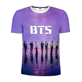 Мужская футболка 3D спортивная с принтом BTS в Ухте, 100% полиэстер с улучшенными характеристиками | приталенный силуэт, круглая горловина, широкие плечи, сужается к линии бедра | Тематика изображения на принте: army | bangtan | beyond | boys | bts | j hope | jimin | jin | jungkook | k pop | rm | scene | suga | the | v | армия | арэма | бтс | ви | джей хоупа | сюги | чимина | чина | чонгука