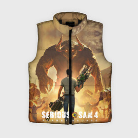 Женский жилет утепленный 3D с принтом Serious Sam 4 в Ухте,  |  | Тематика изображения на принте: croteam | devolver | digital | games | planet | sam | serious | игры | крутой | планета | сэм
