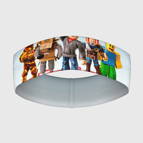 Повязка на голову 3D с принтом ROBLOX [5] в Ухте,  |  | box | lego | minecraft | roblox | роблокс