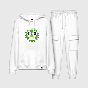 Женский костюм хлопок (с толстовкой) с принтом Коронавирус в Ухте,  |  | china | coronavirus | covid 19 | covid19 | virus | болезнь | больница | вирус | гигиена | грипп | заражение | инфекция | италия | карантин | кашель | китай | клиника | корона | коронавирус | маска | пандемия | самоизоляция