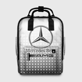 Женский рюкзак 3D с принтом Mercedes-Benz в Ухте, 100% полиэстер | лямки с регулируемой длиной, сверху ручки, чтобы рюкзак нести как сумку. Основное отделение закрывается на молнию, как и внешний карман. Внутри два дополнительных кармана, один из которых закрывается на молнию. По бокам два дополнительных кармашка, куда поместится маленькая бутылочка
 | Тематика изображения на принте: amg | mercedes | mercedes значок | mercedes лого | mercedes марка | амг | бенц | лого автомобиля | логотип мерседес | мерин | мерс | мерседес | мерседес бенз | мерседес лого | мерседес эмблема