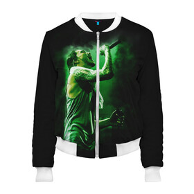 Женский бомбер 3D с принтом Скриптонит- Это Любовь в Ухте, 100% полиэстер | застегивается на молнию, по бокам два кармана без застежек, мягкие манжеты, по низу бомбера и на воротнике — эластичная резинка | газгольдер | любовь | скрип | скриптнонит | это любовь