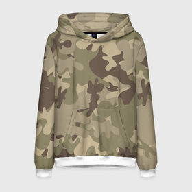 Мужская толстовка 3D с принтом КАМУФЛЯЖ в Ухте, 100% полиэстер | двухслойный капюшон со шнурком для регулировки, мягкие манжеты на рукавах и по низу толстовки, спереди карман-кенгуру с мягким внутренним слоем. | 