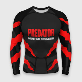 Мужской рашгард 3D с принтом PREDATOR:HUNTING GROUNDS в Ухте,  |  | predator hunting grounds | predator. | охотничьи угодья | чужой против хищника
