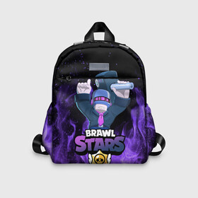 Детский рюкзак 3D с принтом Brawl Stars DJ Frank в Ухте, 100% полиэстер | лямки с регулируемой длиной, сверху петелька, чтобы рюкзак можно было повесить на вешалку. Основное отделение закрывается на молнию, как и внешний карман. Внутри дополнительный карман. По бокам два дополнительных кармашка | Тематика изображения на принте: brawl | brawl brawl stars | brawl stars | dj frank | frank | franky | бравл | бравл старс | бравл фрэнк | диджей | диджей фрэнк | френк | фрэнк