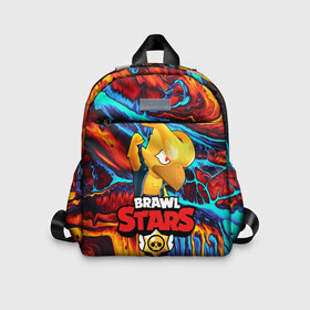 Детский рюкзак 3D с принтом BRAWL STARS CROW PHOENIX в Ухте, 100% полиэстер | лямки с регулируемой длиной, сверху петелька, чтобы рюкзак можно было повесить на вешалку. Основное отделение закрывается на молнию, как и внешний карман. Внутри дополнительный карман. По бокам два дополнительных кармашка | Тематика изображения на принте: 8 bit | 8 бит | bibi | brawl stars | crow | el brown | leon | leon shark | max | mr.p | phoenix | sally leon | shark | sprout | stars | virus | werewolf | акула | биби | вирус | ворон | леон | оборотень | пингвин
