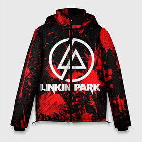 Мужская зимняя куртка 3D с принтом Linkin Park в Ухте, верх — 100% полиэстер; подкладка — 100% полиэстер; утеплитель — 100% полиэстер | длина ниже бедра, свободный силуэт Оверсайз. Есть воротник-стойка, отстегивающийся капюшон и ветрозащитная планка. 

Боковые карманы с листочкой на кнопках и внутренний карман на молнии. | Тематика изображения на принте: chester bennington | linkin park | rock | группа | линкин парк | логотип | музыка | рок | рок н ролл | честер беннингтон | эмблема