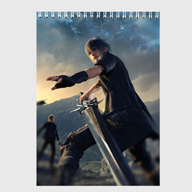 Скетчбук с принтом Final Fantasy в Ухте, 100% бумага
 | 48 листов, плотность листов — 100 г/м2, плотность картонной обложки — 250 г/м2. Листы скреплены сверху удобной пружинной спиралью | anime | final fantasy | final fantasy remake | final fantasy vii | final fantasy xv | айрис | аниме | анимэ | клауд страйф | файнару фантадзи | шинра