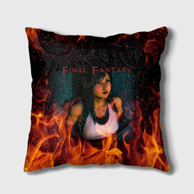 Подушка 3D Final Fantasy VII Remake: в Ухте, наволочка – 100% полиэстер, наполнитель – холлофайбер (легкий наполнитель, не вызывает аллергию). | состоит из подушки и наволочки. Наволочка на молнии, легко снимается для стирки | anime | final fantasy | final fantasy remake | final fantasy vii | final fantasy vii remake | айрис | аниме | анимэ | клауд страйф | файнару фантадзи | шинра