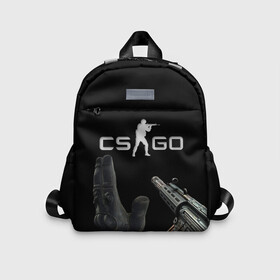 Детский рюкзак 3D с принтом CS:GO в Ухте, 100% полиэстер | лямки с регулируемой длиной, сверху петелька, чтобы рюкзак можно было повесить на вешалку. Основное отделение закрывается на молнию, как и внешний карман. Внутри дополнительный карман. По бокам два дополнительных кармашка | counter strike | cs | cs go | csgo | game | винтовка | вой | го | игрок | компьютерная игра | контер страйк | контр страйк | контра | коунтер страйк | кс | оружие | пистолет
