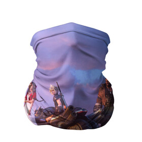 Бандана-труба 3D с принтом FINAL FANTASY VII: REMAKE. в Ухте, 100% полиэстер, ткань с особыми свойствами — Activecool | плотность 150‒180 г/м2; хорошо тянется, но сохраняет форму | ffvii | final fantasy | final fantasy vii remake | remake | игра | римейк | финал фэнтези 7 ремейк