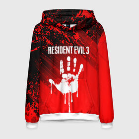 Мужская толстовка 3D с принтом RESIDENT EVIL 3 в Ухте, 100% полиэстер | двухслойный капюшон со шнурком для регулировки, мягкие манжеты на рукавах и по низу толстовки, спереди карман-кенгуру с мягким внутренним слоем. | resident 2 | resident evil 2 | resident evil 3 | resident evil 3 remake | резидент 2. | резидент 3 | резидент ивел | резидент ивел 3
