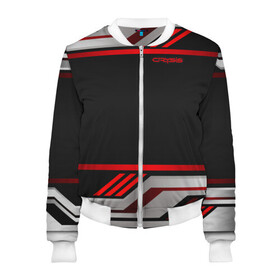 Женский бомбер 3D Crysis: в Ухте, 100% полиэстер | застегивается на молнию, по бокам два кармана без застежек, мягкие манжеты, по низу бомбера и на воротнике — эластичная резинка | 2 | crysis 3 | crytek | dwynel | evolution | gaming | remastered | rus | shooter | warhead | двайнел | двунел | двунель | крайзис | кризис | рус | шутер