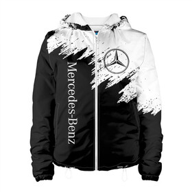 Женская куртка 3D с принтом MERCEDES-BENZ AMG | МЕРСЕДЕС в Ухте, ткань верха — 100% полиэстер, подклад — флис | прямой крой, подол и капюшон оформлены резинкой с фиксаторами, два кармана без застежек по бокам, один большой потайной карман на груди. Карман на груди застегивается на липучку | amg | auto | brabus | mercedes | sport | авто | автомобиль | автомобильные | амг | брабус | бренд | марка | машины | мерседес | спорт