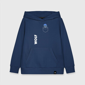 Детская толстовка хлопок с принтом BRAWL STARS LEON WOLF КАРМАН в Ухте, 100% хлопок | Круглый горловой вырез, эластичные манжеты, пояс, капюшен | 8 bit | brawl stars | crow | crow phoenix. | leon | leon shark | бравл старс | браво старс | ворон | игра бравл | леон | леон шарк | оборотень