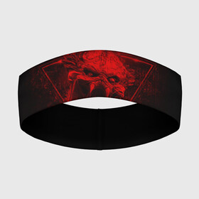 Повязка на голову 3D с принтом PREDATOR в Ухте,  |  | aliens | avp | black | cinema | predator | кино | фильм хищник | фильмы | хищник | чёрный | чужой