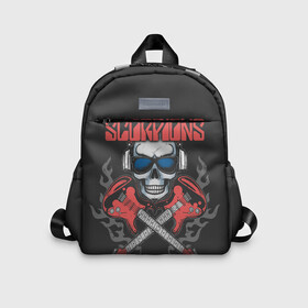 Детский рюкзак 3D с принтом Scorpions в Ухте, 100% полиэстер | лямки с регулируемой длиной, сверху петелька, чтобы рюкзак можно было повесить на вешалку. Основное отделение закрывается на молнию, как и внешний карман. Внутри дополнительный карман. По бокам два дополнительных кармашка | klaus meine | live in munich | return to forever | rock music | scorpions | you like | клаус майне | маттиас ябс | рудольф шенкер | скорпионз