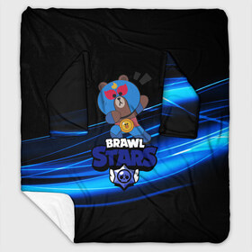 Плед с рукавами с принтом BRAWL STARSEL BROWN в Ухте, 100% полиэстер | Закругленные углы, все края обработаны. Ткань не мнется и не растягивается. Размер 170*145 | Тематика изображения на принте: 8 | 8 bit | bibi | brawl stars | brock | bull | crow | dinomike | el primo | leon | mobile game | mr.p | nita | poko | ricochet | stars | tara | бравл старс | ворон | леон | мобильные игры