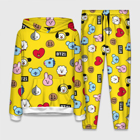 Женский костюм 3D (с толстовкой) с принтом BTS в Ухте,  |  | bangtan boys | bt21 | bts | бтс